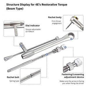 UNIVERSAL IMPLANT DRIVER WITH Manual Torque Wrench KIT