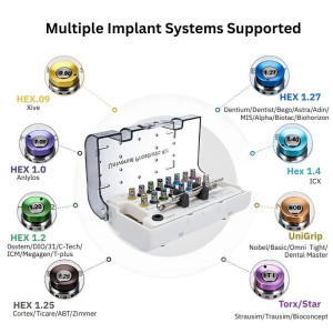 UNIVERSAL IMPLANT DRIVER WITH Manual Torque Wrench KIT