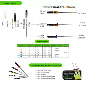 BLACK PRISMA  ROTARY FILES