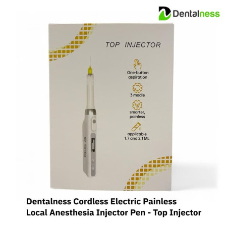 Dentalness Cordless Electric Painless Local Anesthesia Injector Pen - Top injector