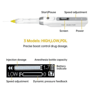 Dentalness Cordless Electric Painless Local Anesthesia Injector Pen - Top injector